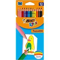 BIC Kids Tropicolors - Caja de 12 unidades- lápices de colores surtidos
